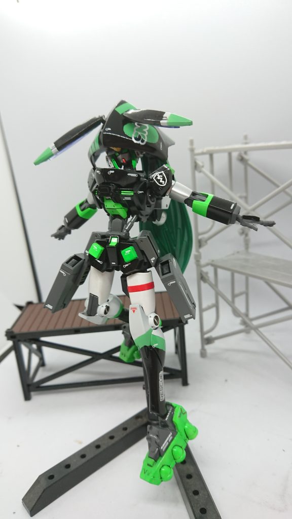 chi-tanといったらフード今回はうさみみにしてみました！カラーエナジードリンクとミクチャンぽくしてみました