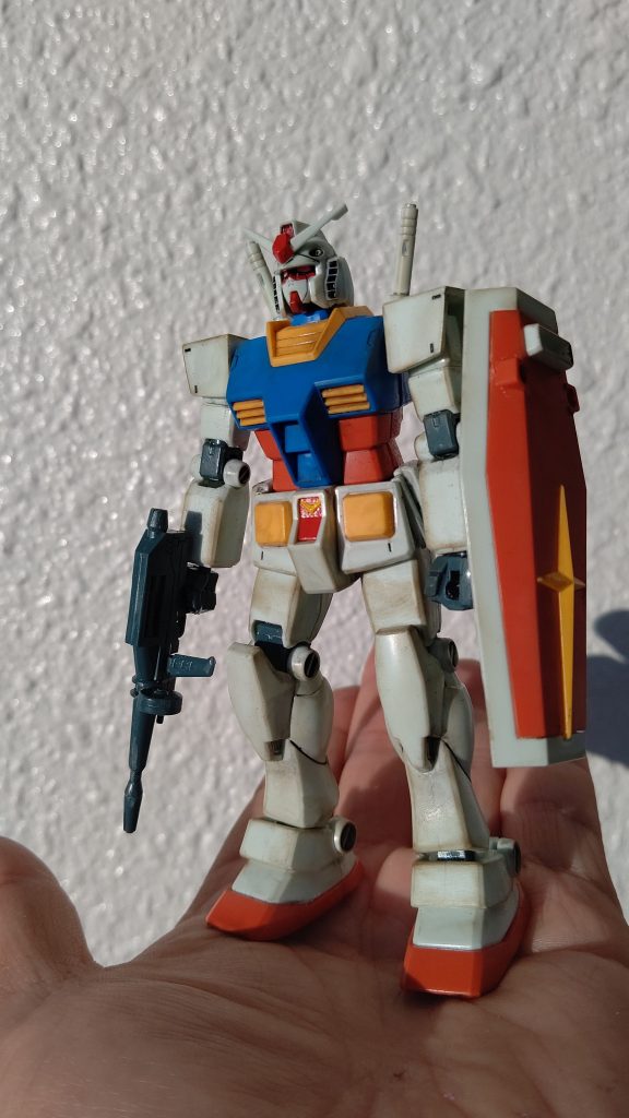 ファーストキットのガンダムさん色々施して終わり