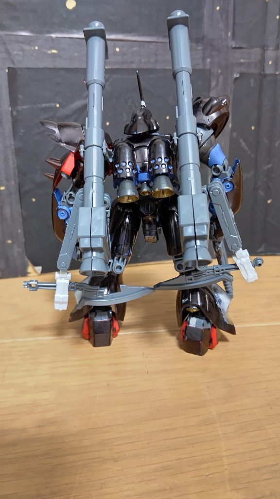 サブアーム非展開時後ろから