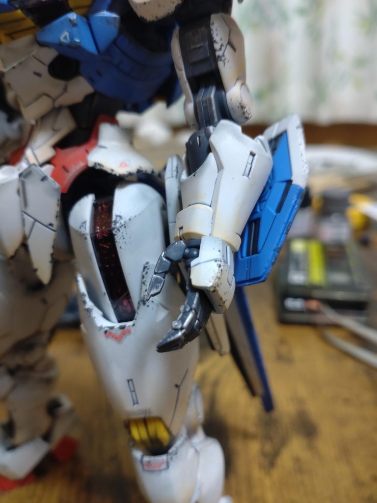 チッピングとドライブラシを初めてやってみました。なかなか上手くいかないですね・・・