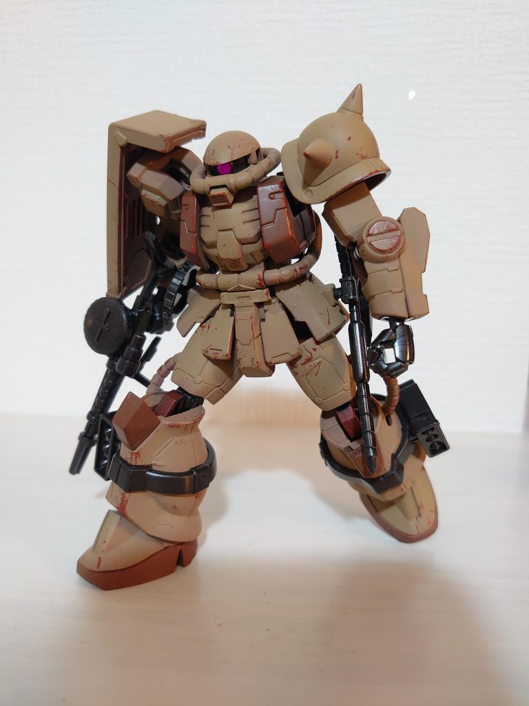 北アフリカ戦線ザクⅡ–3枚目/制作者：funayoi