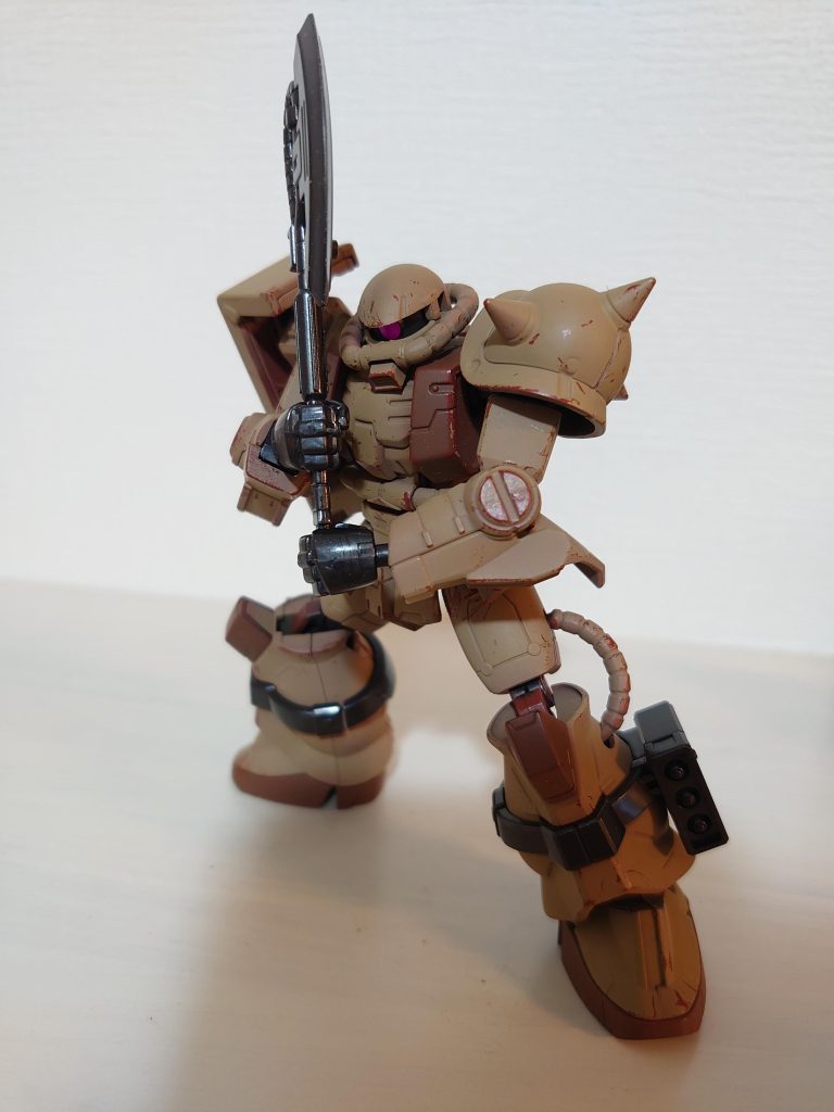 Gフレームはよく動きますゆえに干渉すれば塗装剥げまくりです