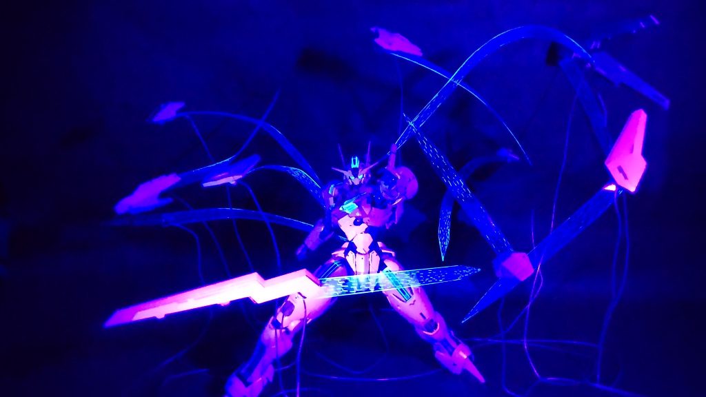 先程の画像の発光状態。