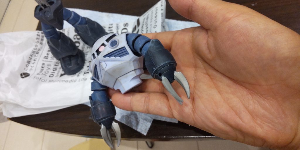 濃すぎたり薄すぎたり、、3回やり直してようやくいい塩梅になりました。ウェザリングは加減が難しいですね🤔