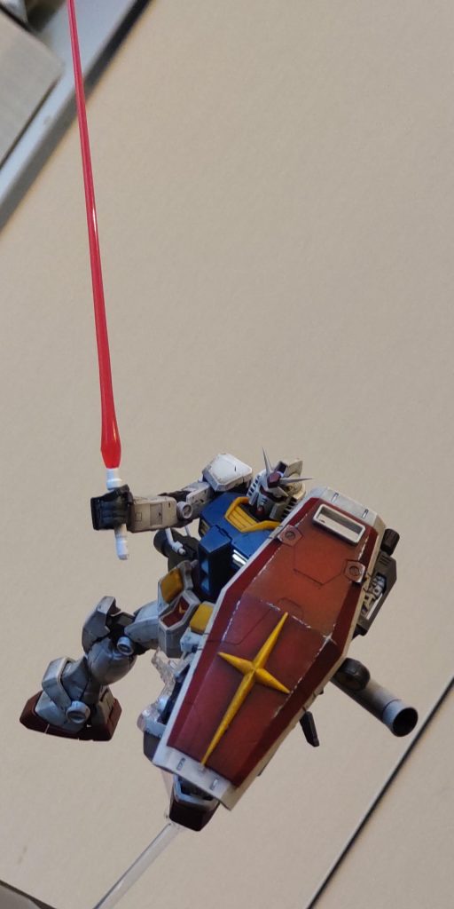 ビームサーベルを忘れてました。。😅そして長い！💦