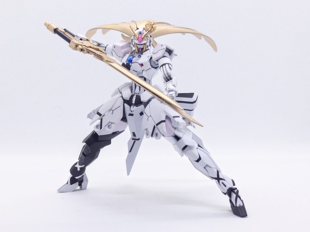 シザーズソード要素はほぼゼロですが、物理的な武器が好きいうことと、ただ似合いそうという理由で用意した武器です。