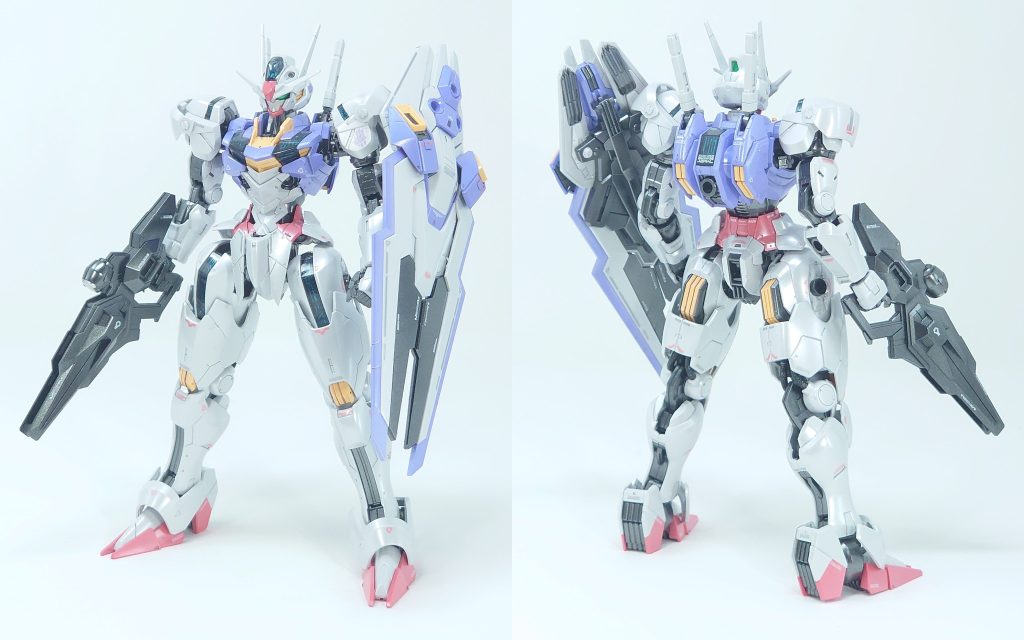通常時の全身写真。HGよりも高等身で、プロポーションは特にいじっていません。