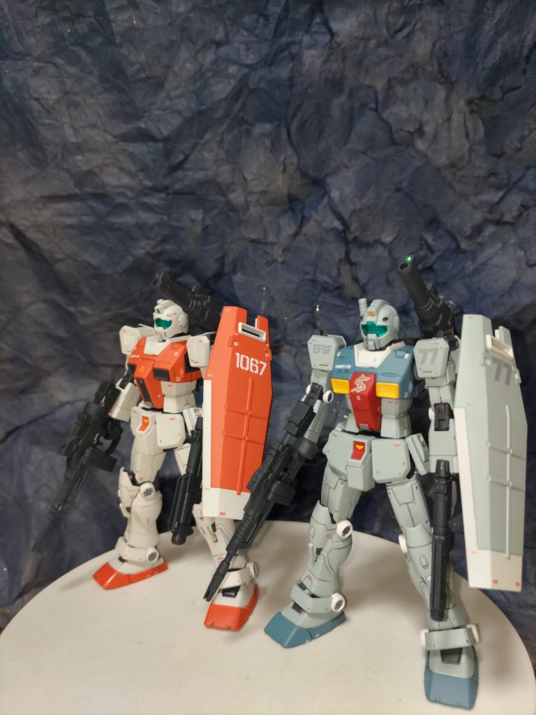 ジムスレッガー機とツーショット