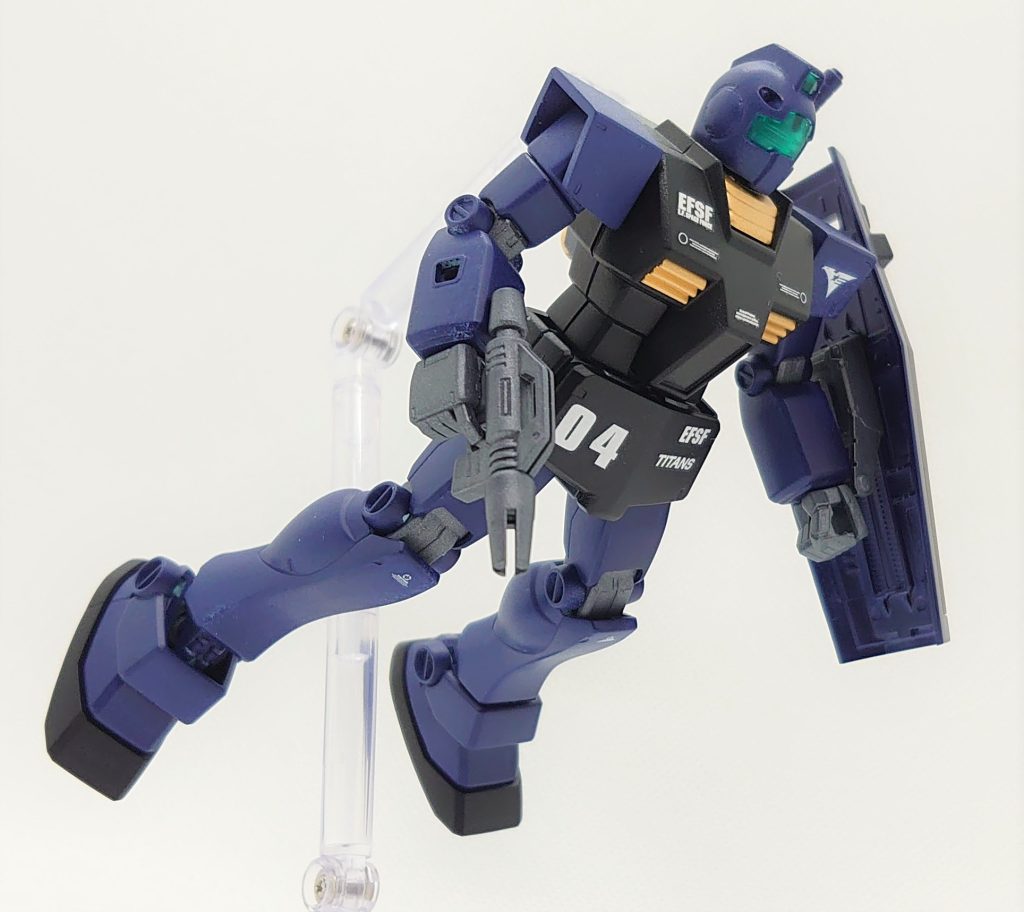 HGUC20 RGM-79 ジム 『ティターンズブルー』–4枚目/制作者：早摘みレモン