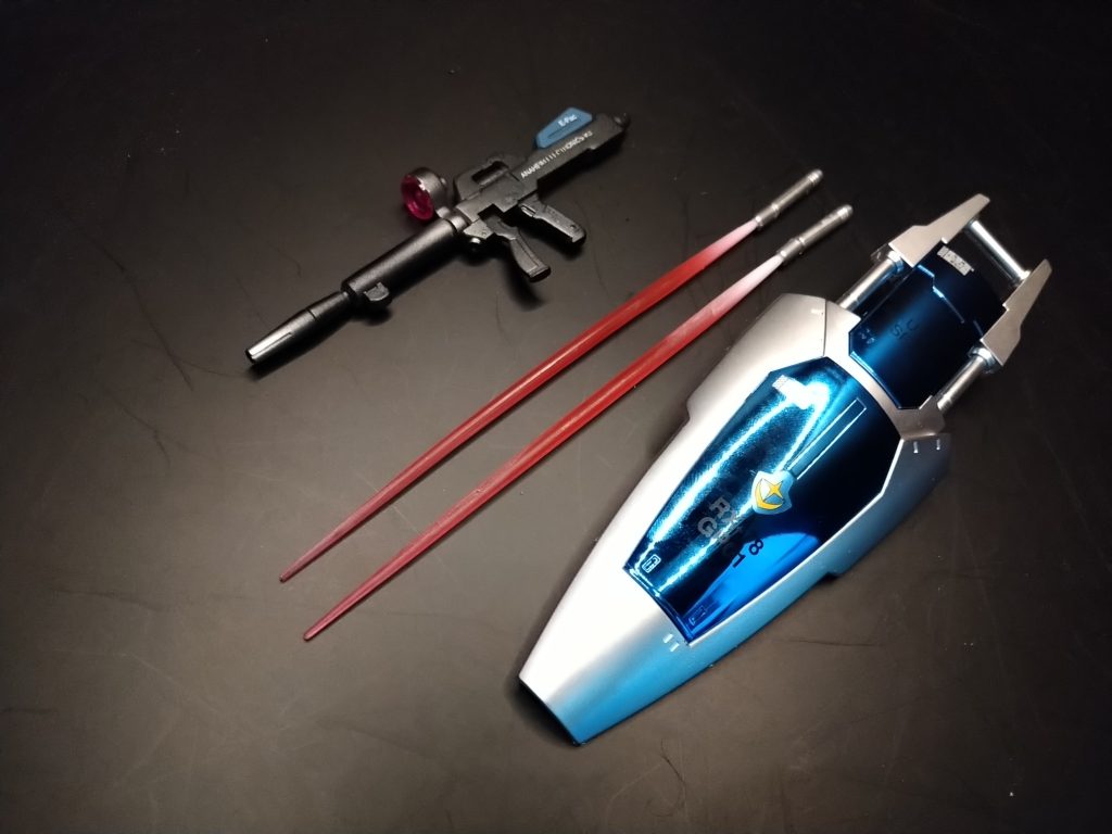 各種武器類。シールド以外は手を加えてあります。