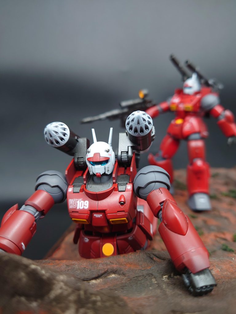 ガンキャノンといえば。このポーズやりがち