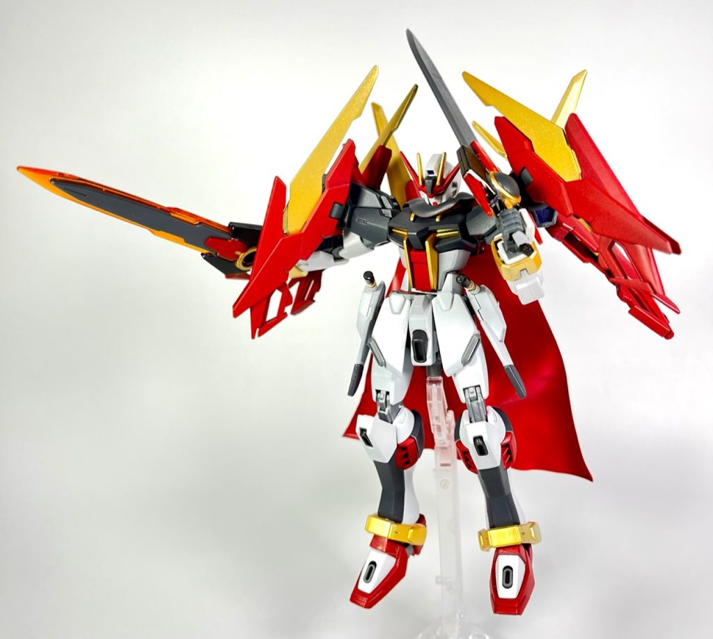 近接武器はエクシアダークマターの双剣をぽ族カラーで塗り上げました。