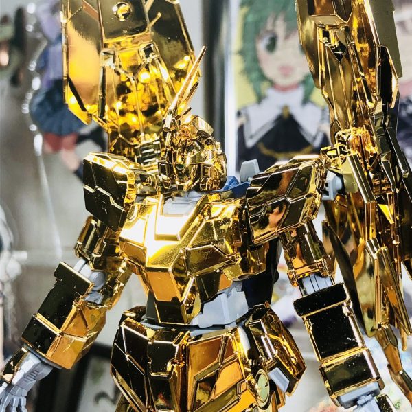 HGユニコーンガンダム3号機フェネクス［ユニコーンモード］　ゴールドコーティング