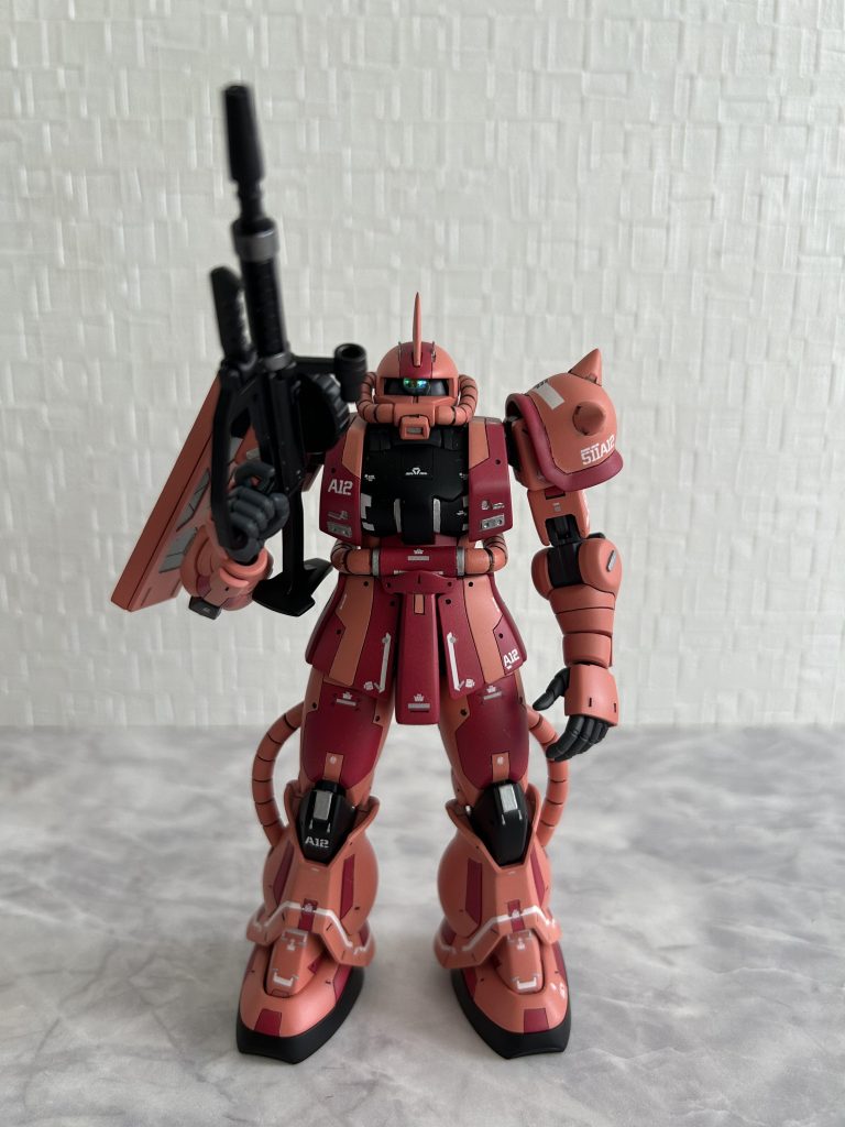 HGUC シャア専用ザク–5枚目/制作者：monjirou