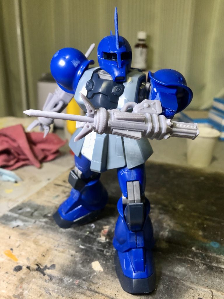 迷走中その3両腕パイルバンカーの漢仕様。即撃破されそうなのでボツに。