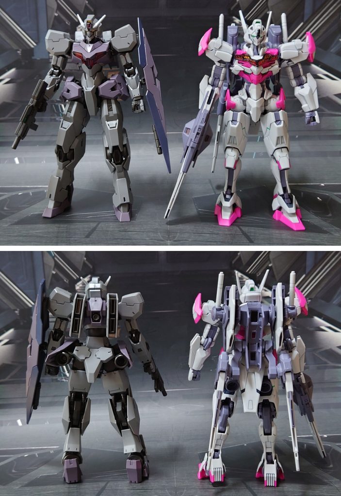 原型の一つであろう、ガンダムルブリスとの比較。