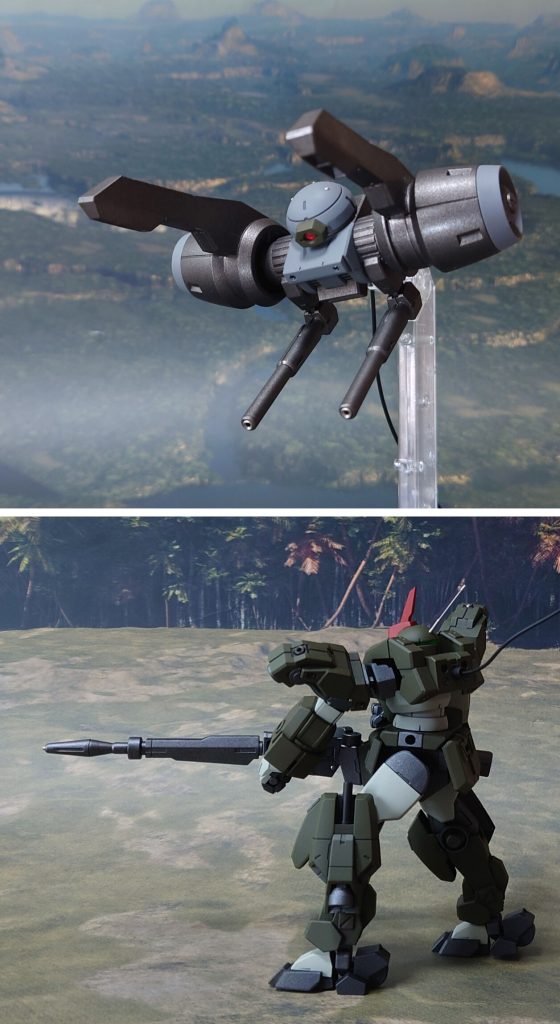 狙撃ミッション、バオリパックによる測量で必殺必中。