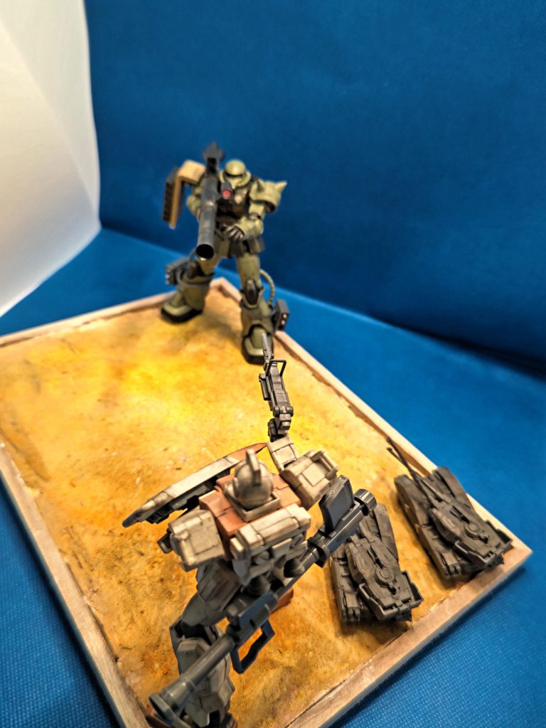 ジオン降下作戦、連邦防衛戦–3枚目/制作者：s.sGUNPLA