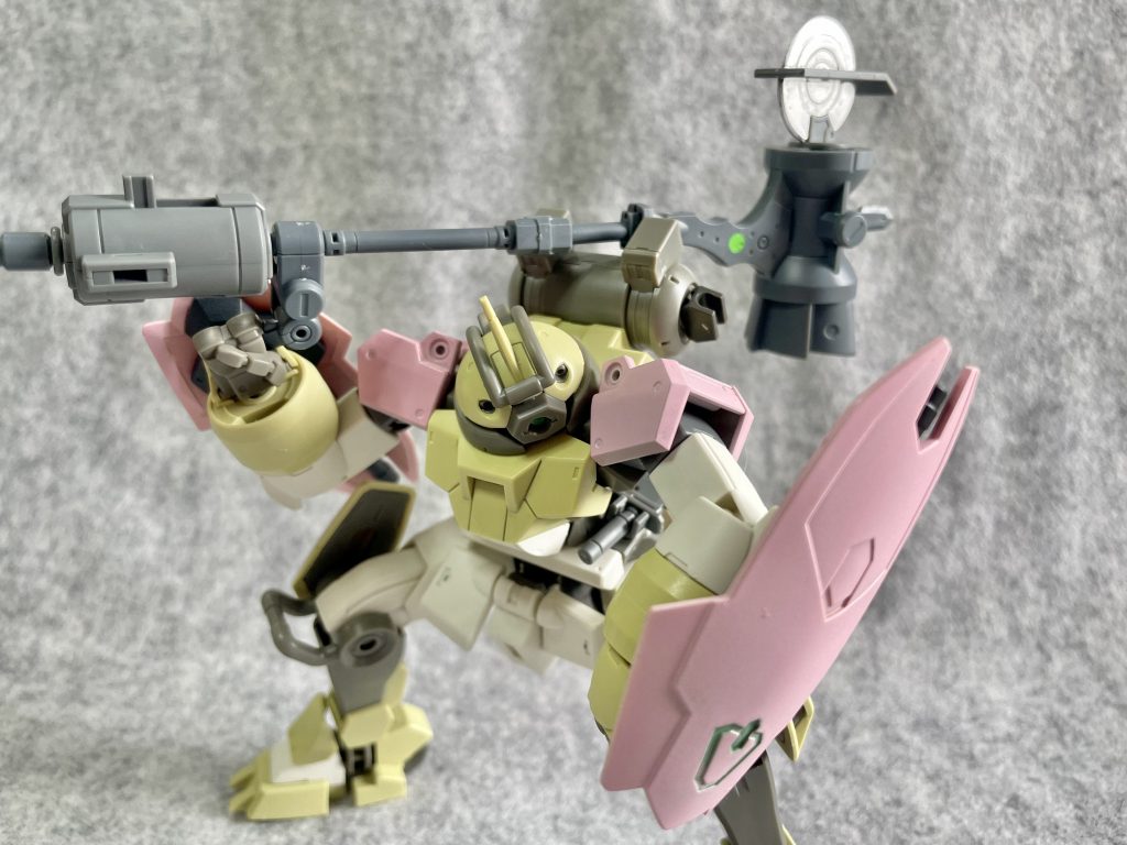 丸鋸ハンマー余談ですが、ハンマーをチョイスしたのはゲーム作品「サムライメイデン」に登場するキャラクターとの中の人繋がりを意識しています。