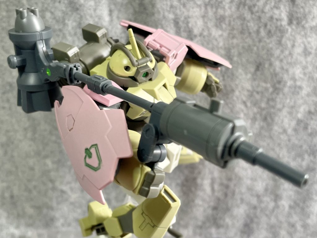 ハンマーライフル[ライフルモード]30mmのハンマーとデミトレ拡張セットを組み合わせたハンマー兼ロングビームライフル。