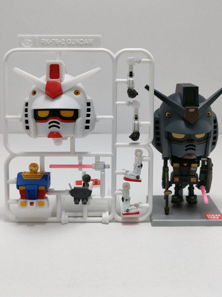 楽しく作成できました✨✨ガンプラ君はカラーリング悩みますね〜何体あっても良きですな😉バンダイさん!!是非、次回はザクプラくんや、ジムプラくんを宜しくお願いします!!