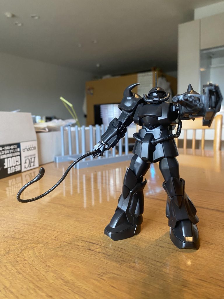 素組の真っ黒でも十分カッコイイです。