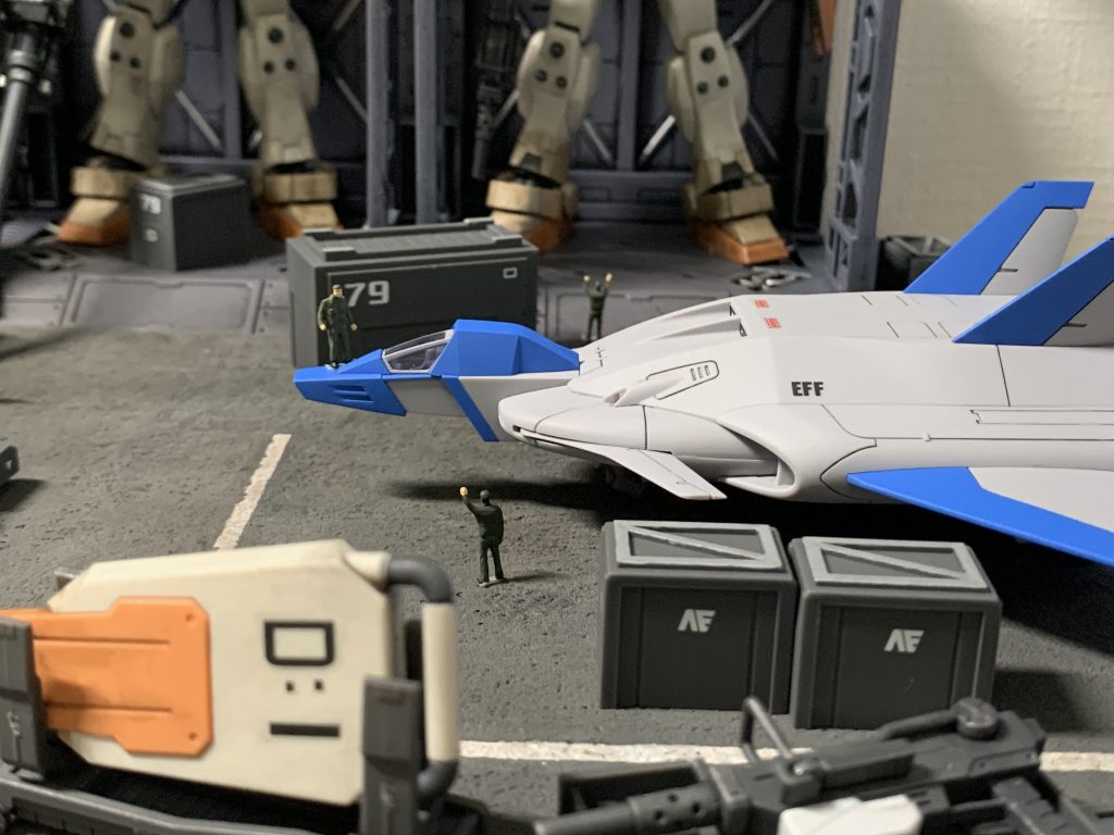 ROBOT魂のジェットコアブースターです。デルタチームに配備されてはいないと思いますが、雰囲気重視です。(笑)