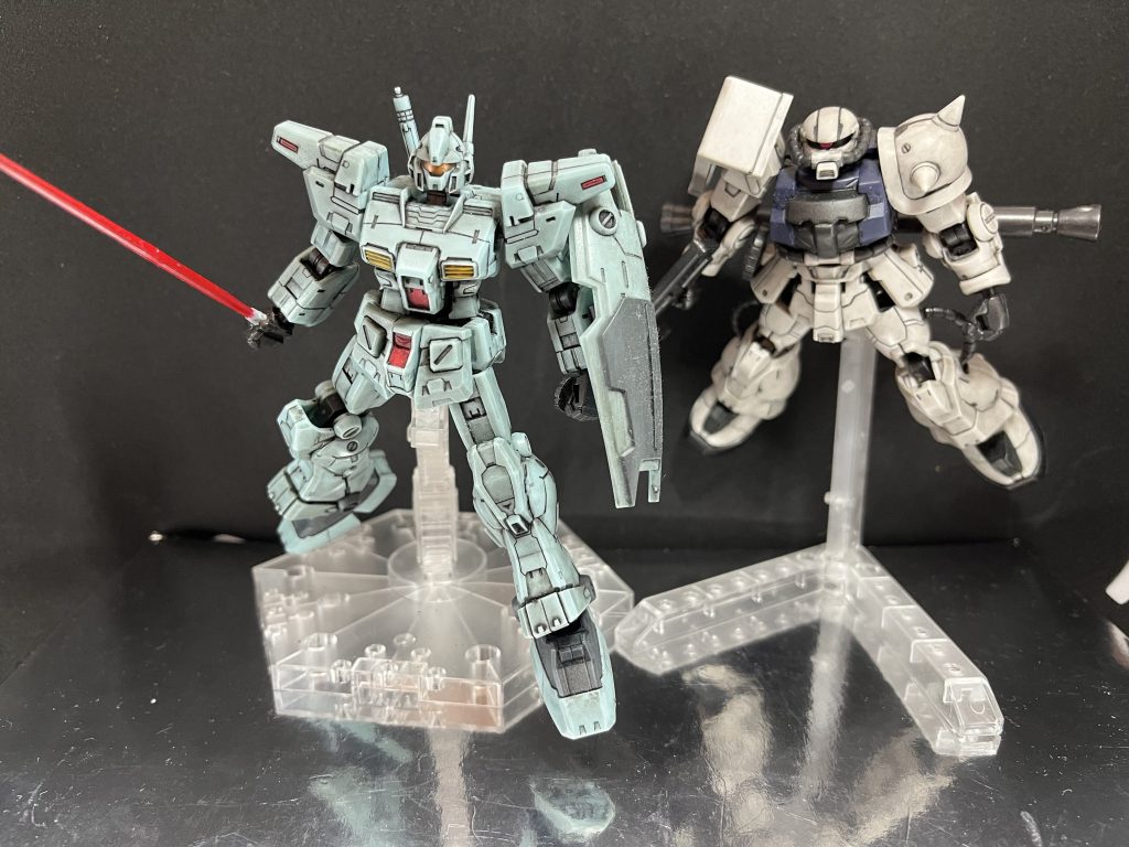 〜出撃〜バニング『ウラキ!キース!今度こそガトーを追い詰める!気合を入れろ!ウラキ『了解っ!キース『た、大尉〜なんで自分はジムキャノン2ではなくザクなんですかぁ⁉︎バニング『再販を逃したからだ!なんというメタ発言…(´・ω・)