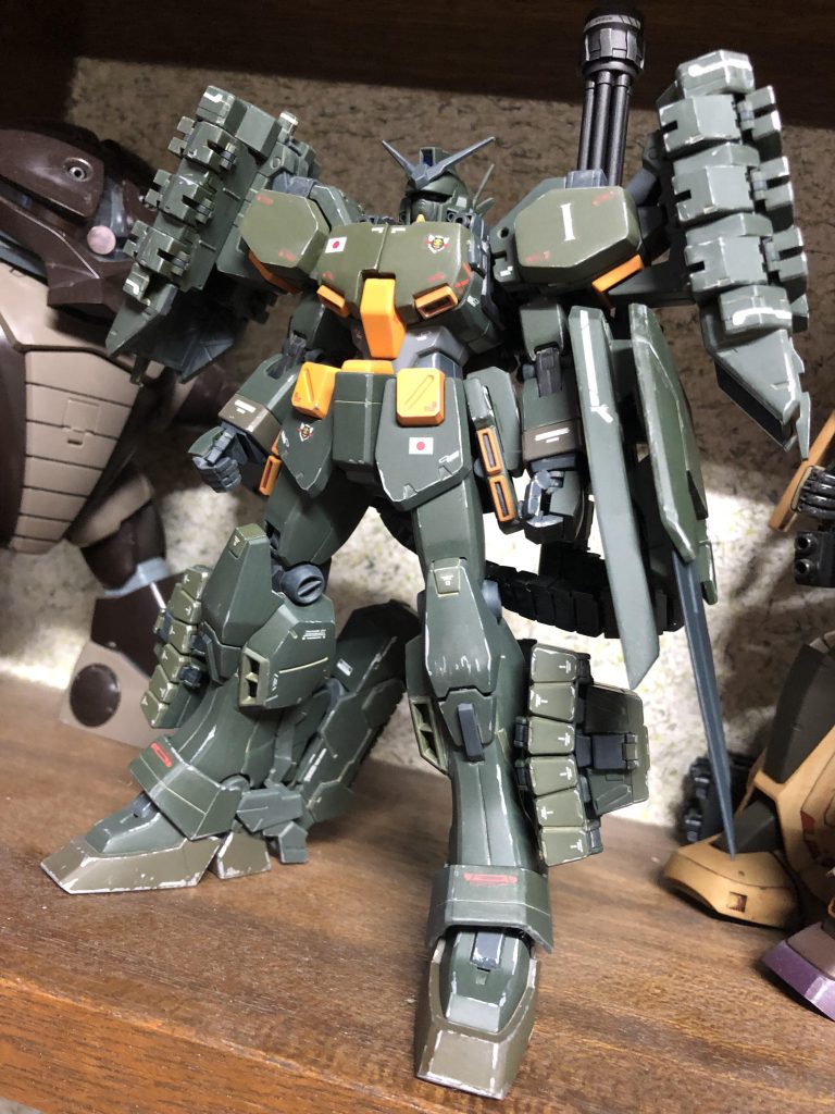 ガンダムヘビーアームズ陸自仕様–5枚目/制作者：ちゃぶ台モデラー