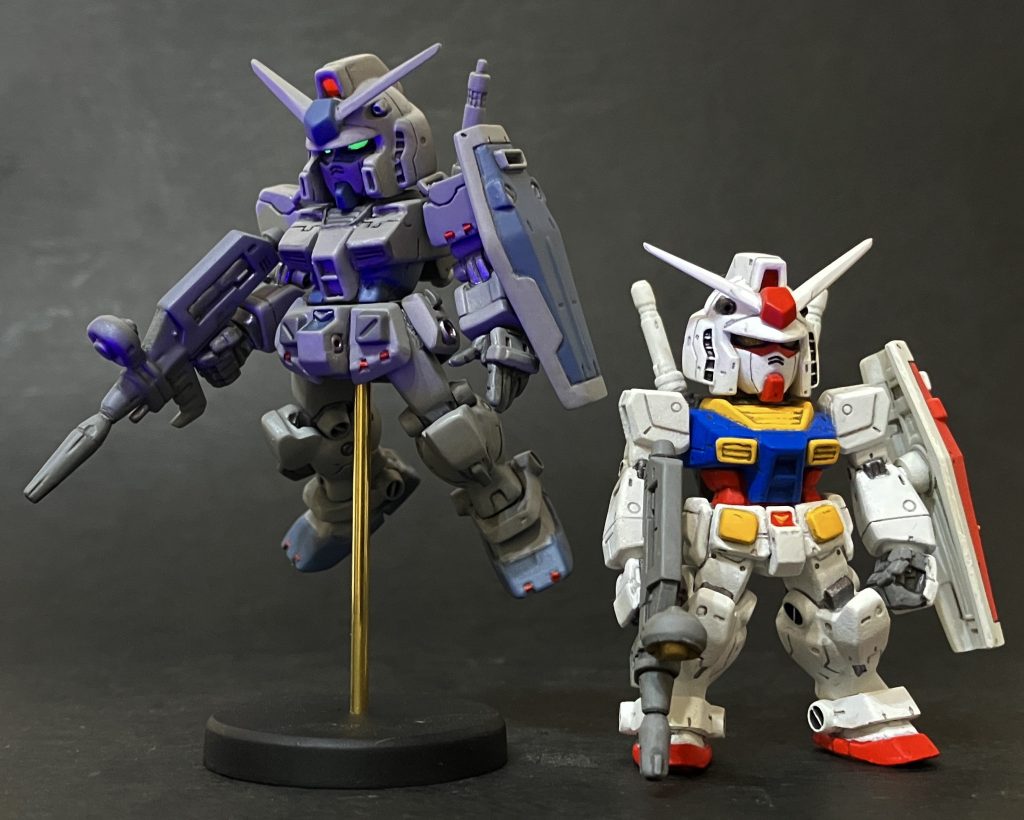 改造第1作目のガンダムと