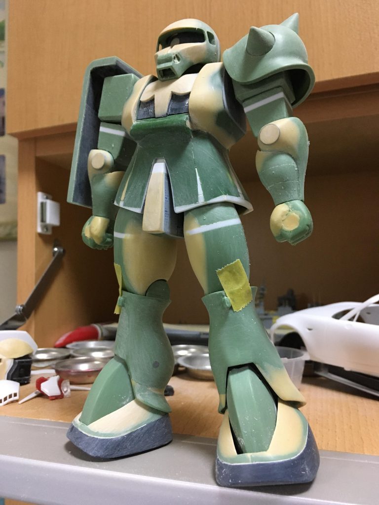 なんとか立つことができました〜