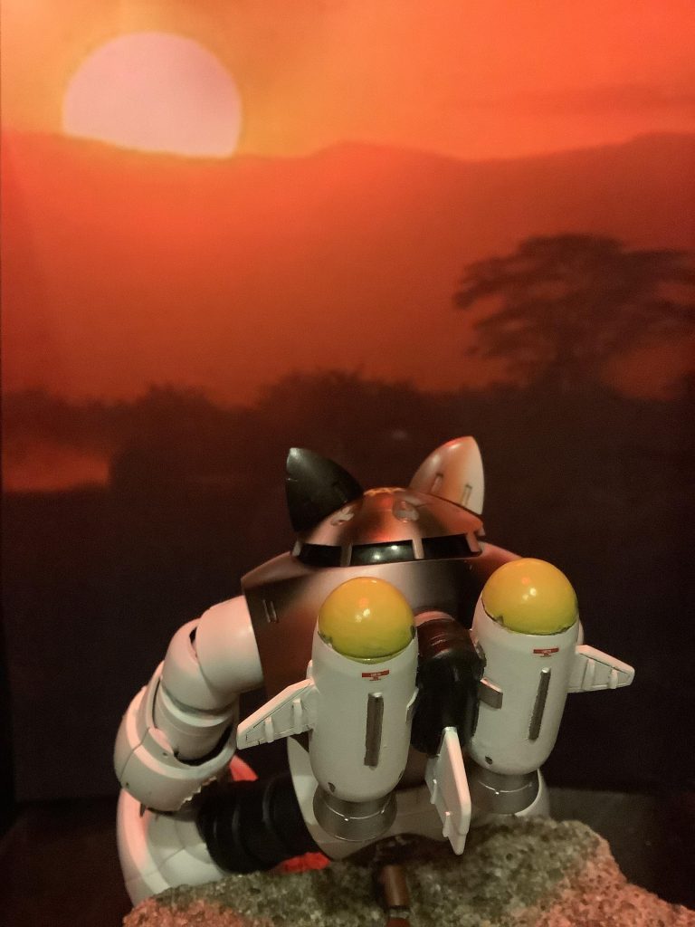 復讐を果たし、黄昏れの ニャゴック