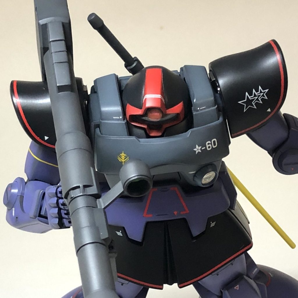 MG 1/100 MS-09 ドム 黒い三連星仕様｜tako-yamaさんのガンプラ作品