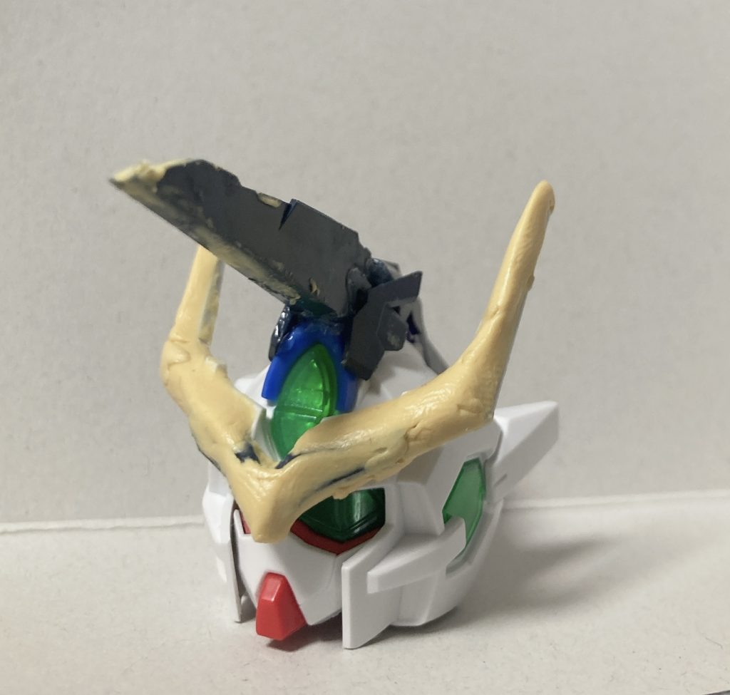 今回のがんばりポイントはツノでした