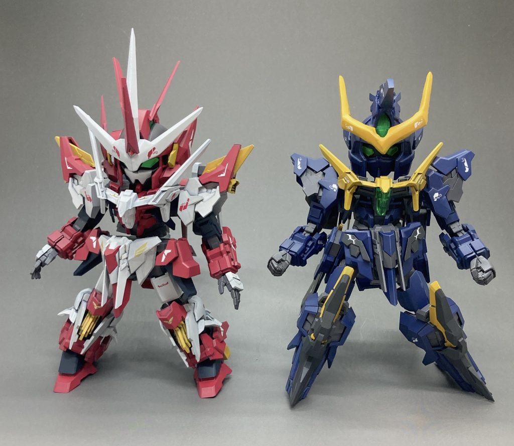 前作のダブルオーイグニスと。対比になるように心がけました。