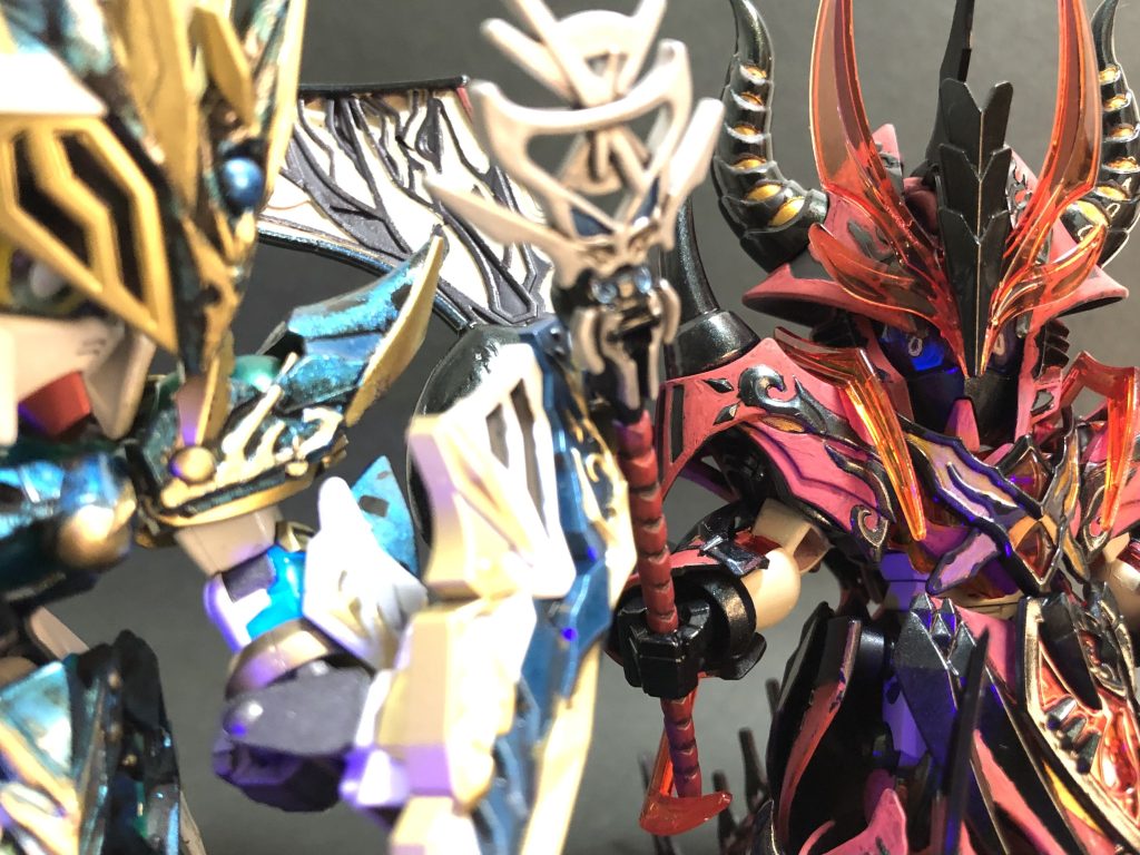 ライバル対決。ナイトス君の画像はPCに移して圧縮しちゃったのでまた今度。。