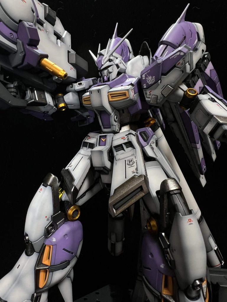 RG Hi-νガンダム　w/ハイメガランチャー–2枚目/制作者：かど