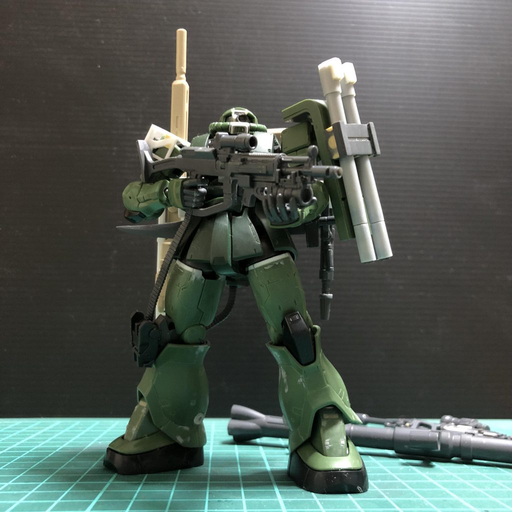 マウントやらバレルケースを追加。勢いに任せて作ろうと思ったのですが、この後仕事の方が忙しくなり制作ペース停滞気味になりました。