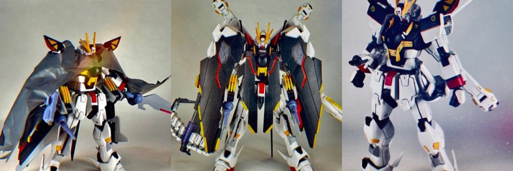 差し替えで軽装状態、フルクロスも装備可能、ロマンの塊全部盛りもできます。