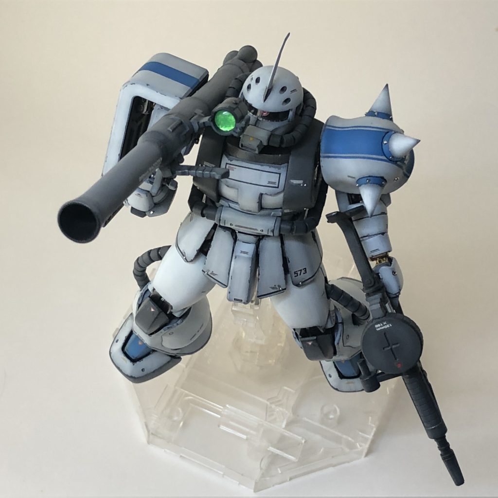 【定番限定品】塗装済み完成品　MG　シンマツナガ専用ザク　Ver2,0　パール塗装　148 完成品