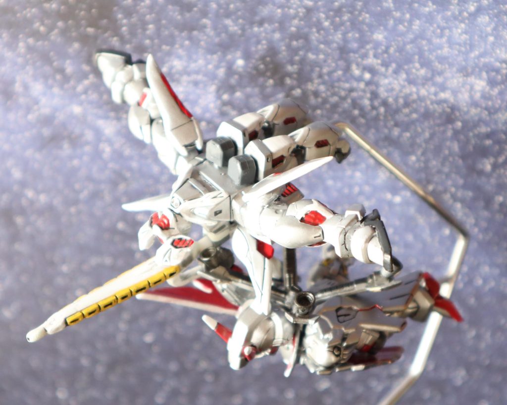 ゴーストガンダム 蜃気楼鳥(ミラージュ・ワゾー)＆クロスボーンガンダムX-0（コンバージ）　–2枚目/制作者：tytaniaIII