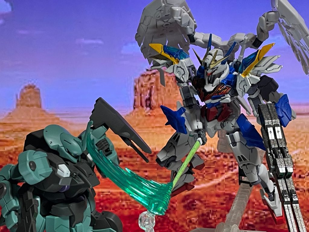 ビームサーベルエアリアル相当の出力があるビーム兵器。