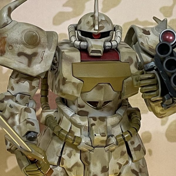 青くないグフ・カスタム　陸上自衛隊ジブチ仕様