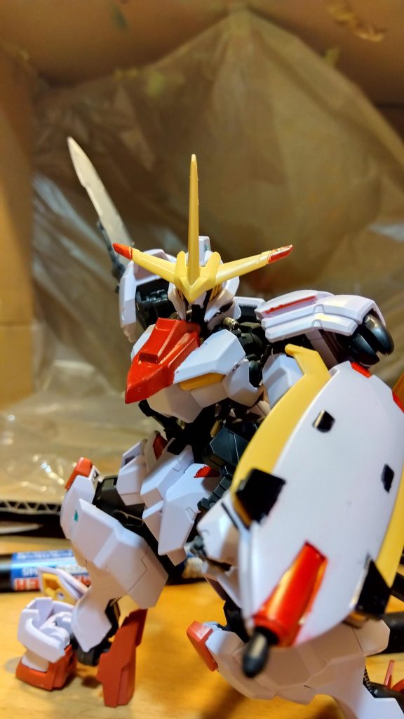 ちなみにガンダムフレームでしか肩がもたないという設定です！（アストレイのガーベラストレートって感じ）