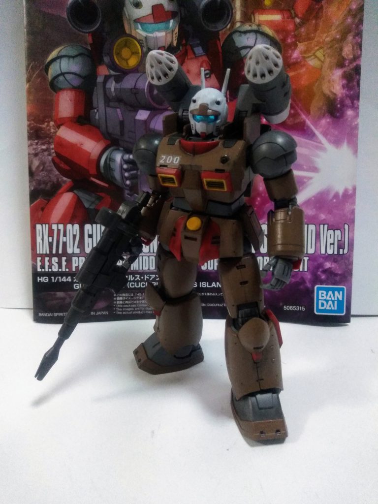 『地球連邦軍 203機械化部隊』に所属する《イク・モウザイジャテ・オクレカ 中尉》(妄想戦士)は愛機にて、味方部隊の通信が途絶えた地域を探索中『ジオン軍ルッキールー中隊』が赴任する『とある海辺の HLV 発射基地』の周辺区域へ接近するのでした。 自分としては珍しく、購入と共に製作です。