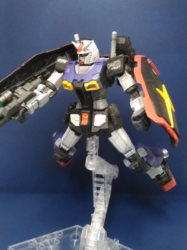 ベースにのせて追加バックパックとサーベルが干渉するので実機ではサーベルは別の所にマウントでしょうか ドアンガンキャノンのキャノンと組み合わせても面白そう 改造する腕がないので妄想だけですが