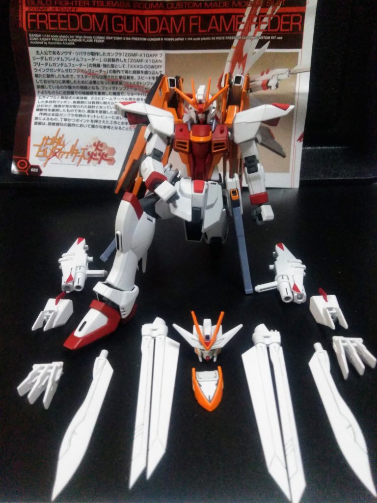 さて！気を取り直して『ホビー ジャパンの付録』『フェイダ トンファー』(舌がもつれる！😠) とともに                                                     『スタティック ディスプレイ』