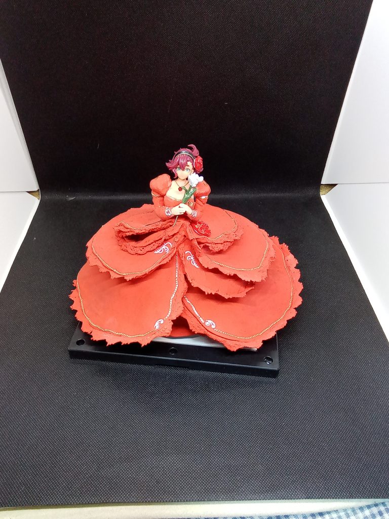 エンディングを見ていてドレス姿を作ってみたくなり作成してみました ドレスはオリジナルデザインです