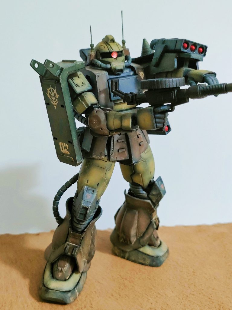 砂漠小隊の2号機という脳内設定です。そのうち隊長機とかも作って並べたいですね。