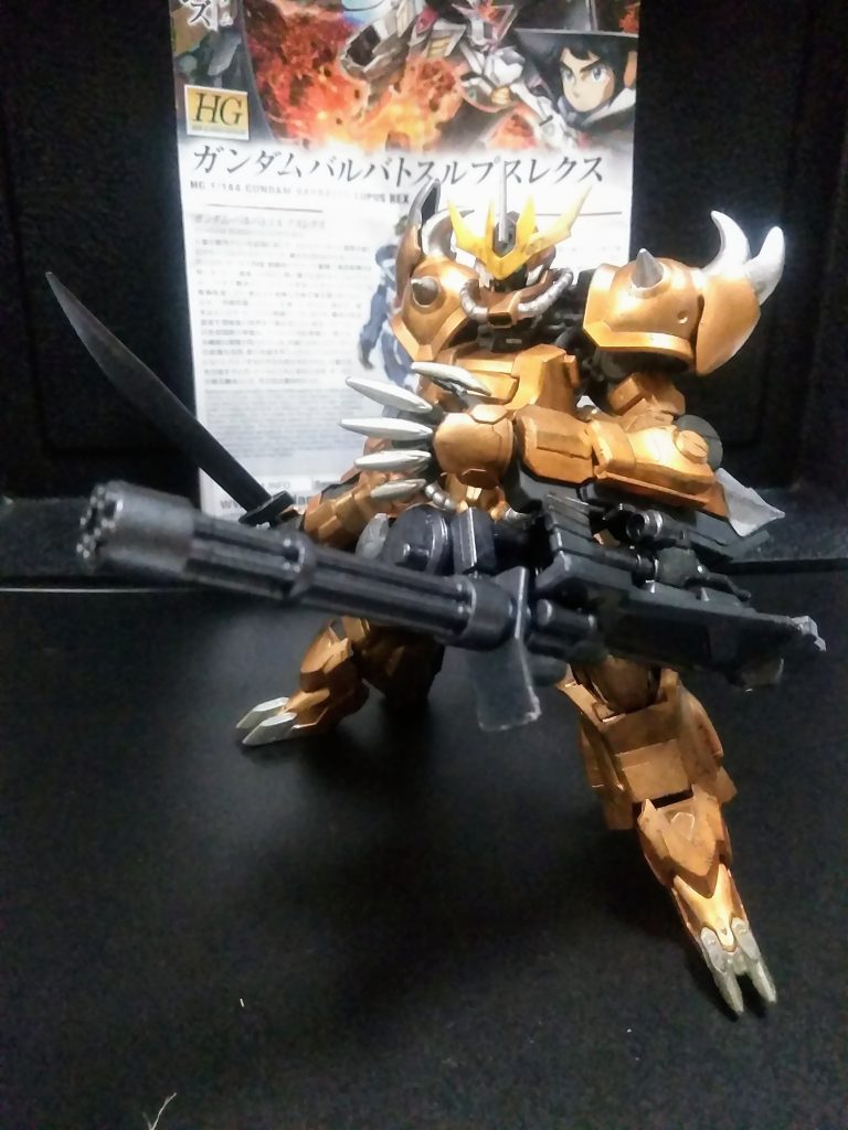 《『chi-tanさん』に誘われて『バルバドスフレームに08小隊MSくっつける』》をやってみた訳ですが、自分の脳裏に閃いたのは『モスター ハンター』